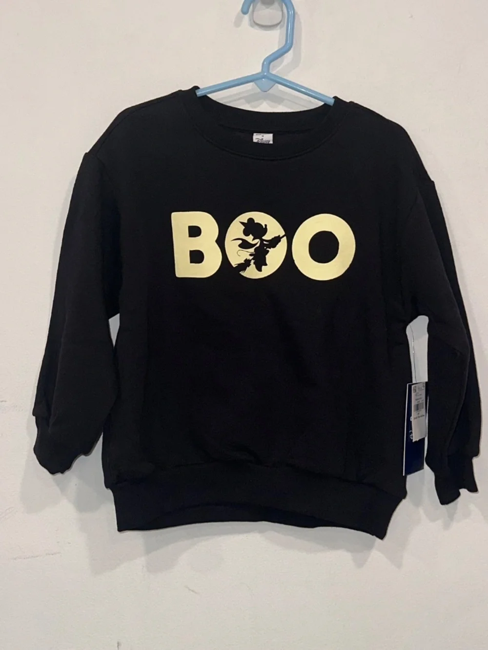 Old Navy x Disney Minnie Mouse Witch Boo Halloween Moon Sweatshirt NEW Sz 4T